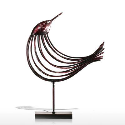 创意铁艺线鸟客厅家居摆件 现代金属装饰工艺品 厂家直销